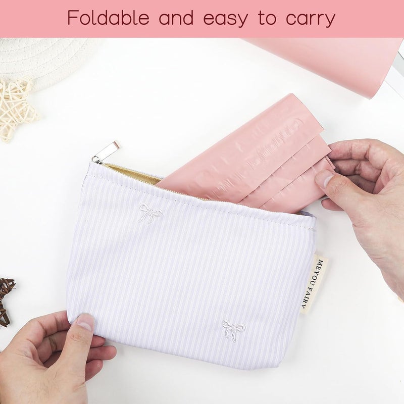 CJZMBSTY Disposable Sanitary Bags for Feminine Products, Pack of 200, Self-Adhesive Sealing, Odor Reducing, Discreet Disposal of Pads, Tampons, Liners (Pink) - Image 5